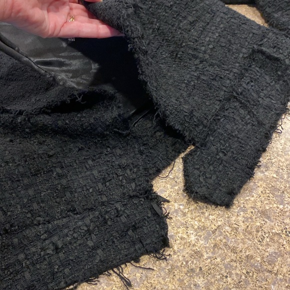 Zara Woman Black Jacket Blazer Size Medium - Picture 5 of 12